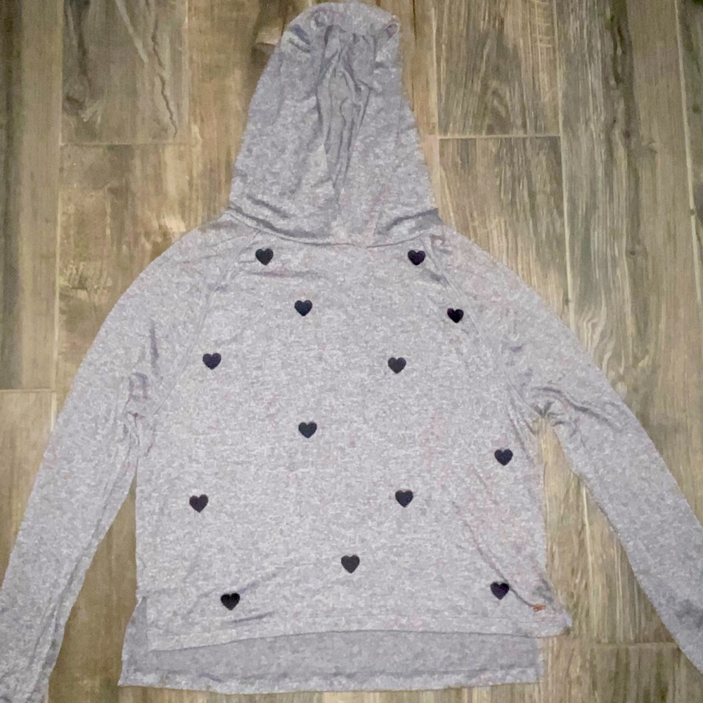 PINK Long Sleeve Hooded Top